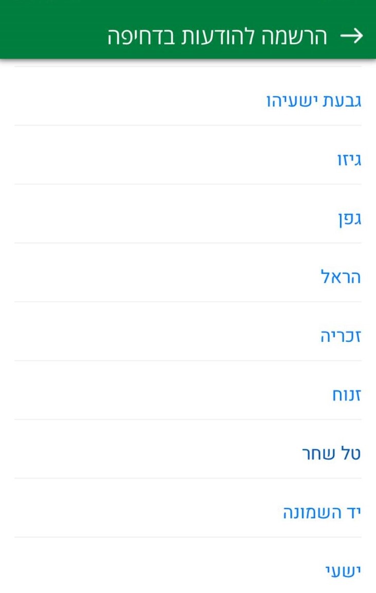 בחירת יישוב